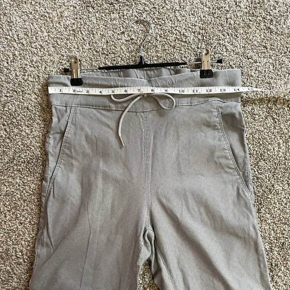 Bevy Flog Flog Herringbone Gray Drawstring Pants Size 27 - Picture 6 of 8